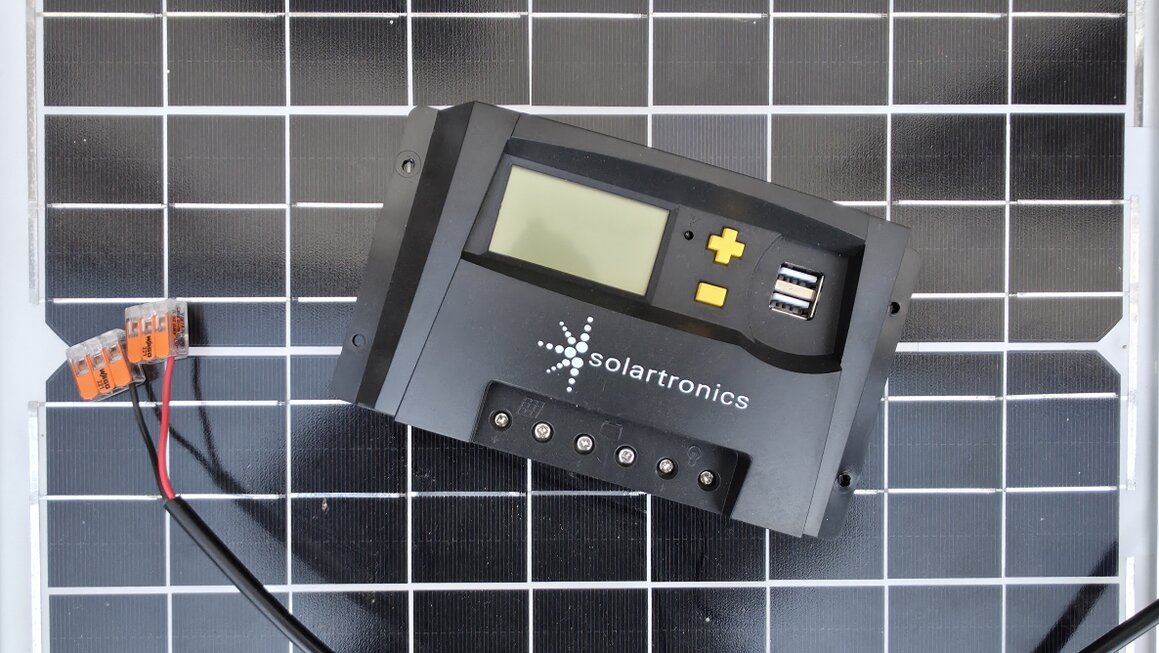 MC4-Stecker einer Solaranlage am Wohnmobil